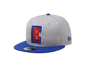 New Era 9Fifty Men's NBA Los Angeles Clippers 2Tone Grey Adjustable SnapBack Cap