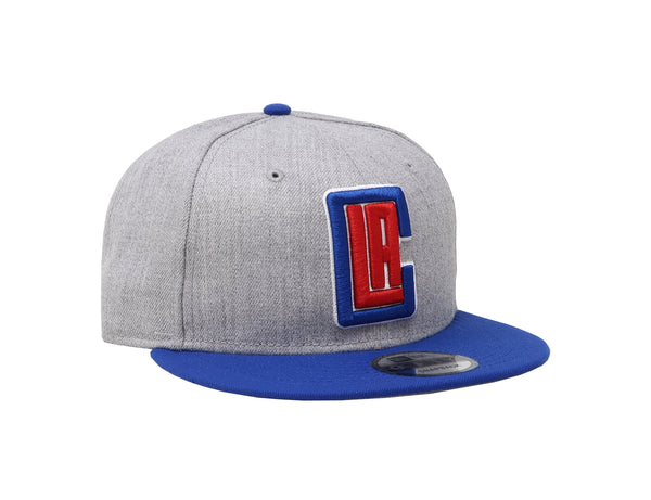New Era 9Fifty Men's Los Angeles Clippers 2Tone Grey Adjustable SnapBack Cap