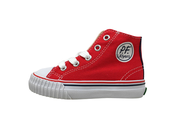 PF Flyers Toddler Center Hi Top Red Shoes KI2001RD