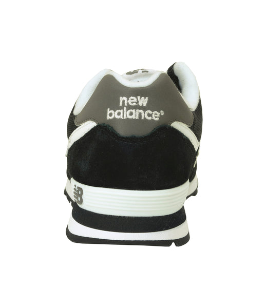 New Balance Big Kids 574 Black/White/Gray Shoes