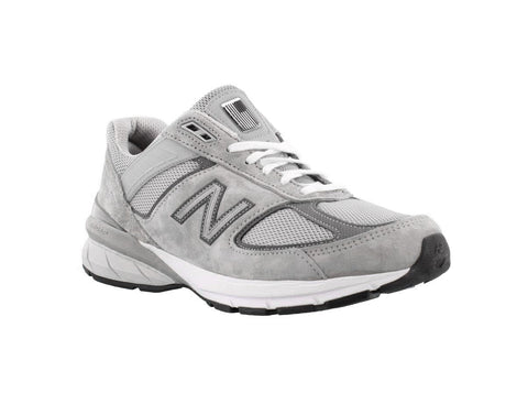 New Balance Men 990v5 Wide Width 2E Grey/Charcoal/White Shoe