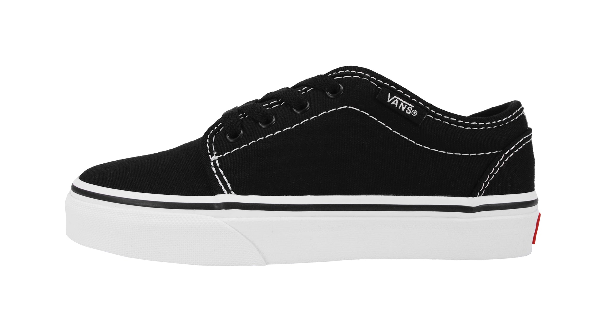 hamer Een deel voor Vans Little Kids 106 Vulcanized Black/White Shoes – Shoe Hut Online