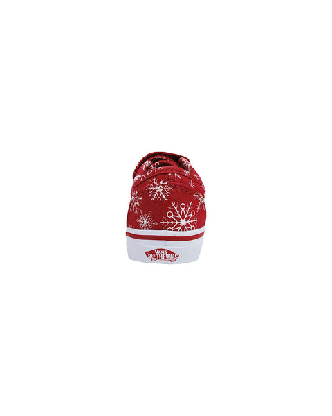 Vans Toddler Atwood V Snowflakes Red Shoes